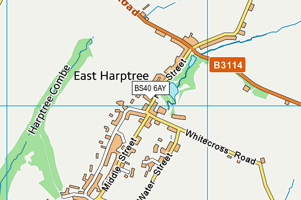 BS40 6AY map - OS VectorMap District (Ordnance Survey)