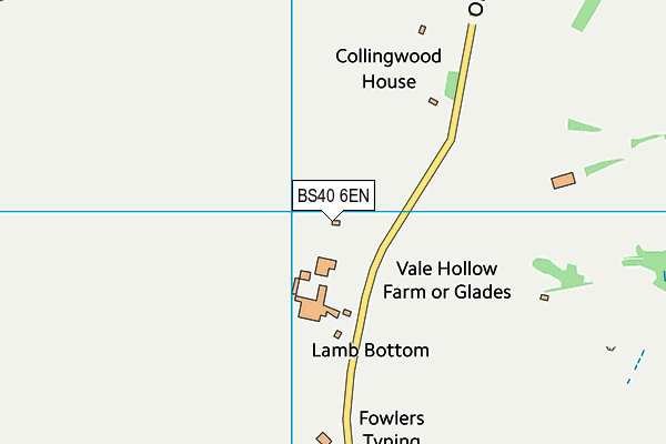 BS40 6EN map - OS VectorMap District (Ordnance Survey)