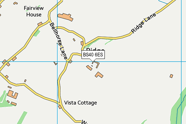 BS40 6ES map - OS VectorMap District (Ordnance Survey)