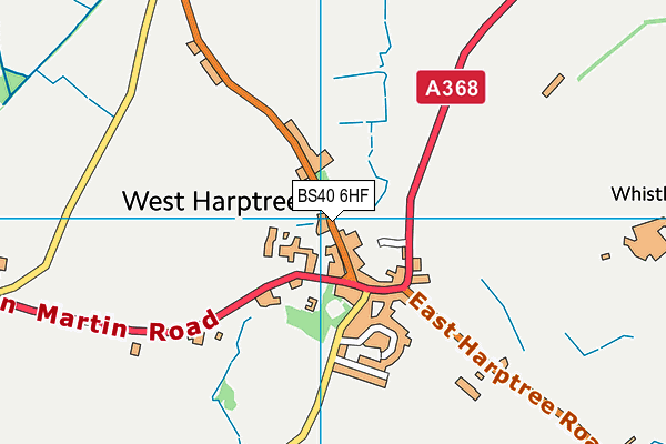 BS40 6HF map - OS VectorMap District (Ordnance Survey)