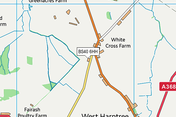BS40 6HH map - OS VectorMap District (Ordnance Survey)