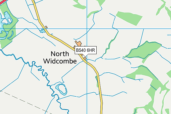 BS40 6HR map - OS VectorMap District (Ordnance Survey)