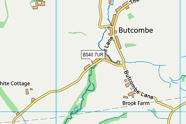 BS40 7UR map - OS VectorMap District (Ordnance Survey)