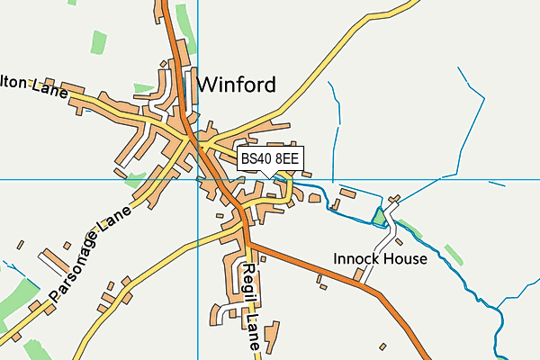 BS40 8EE map - OS VectorMap District (Ordnance Survey)