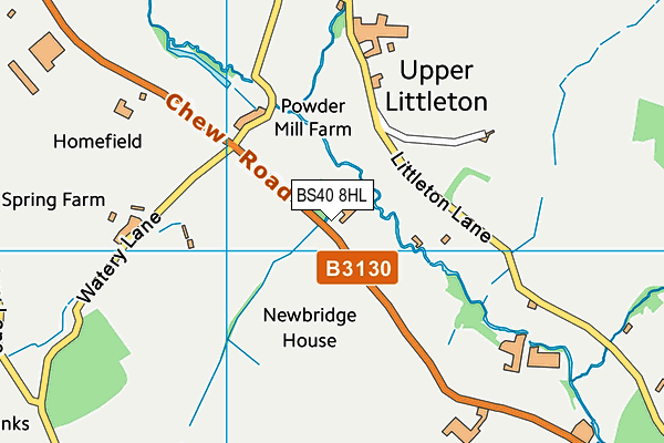 BS40 8HL map - OS VectorMap District (Ordnance Survey)