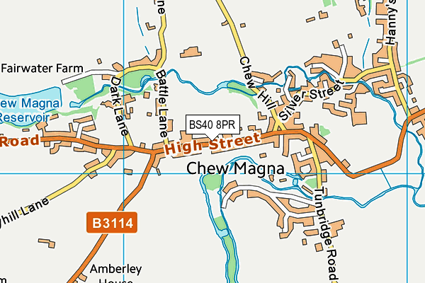 Map of CHEW VALLEY FILMS LTD at district scale