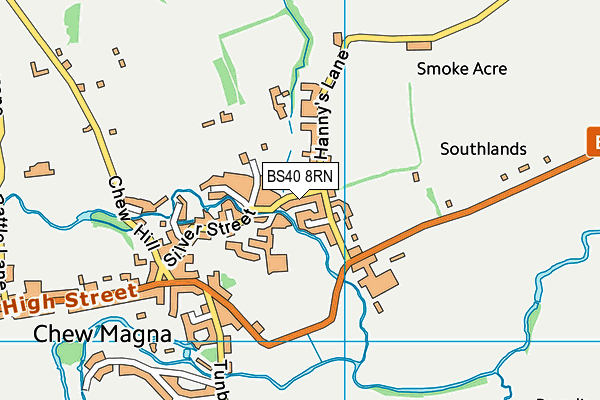 BS40 8RN map - OS VectorMap District (Ordnance Survey)