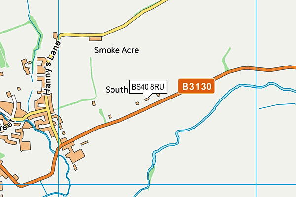 BS40 8RU map - OS VectorMap District (Ordnance Survey)