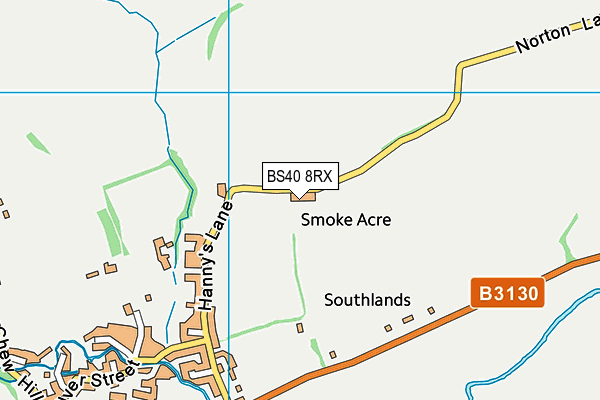 BS40 8RX map - OS VectorMap District (Ordnance Survey)