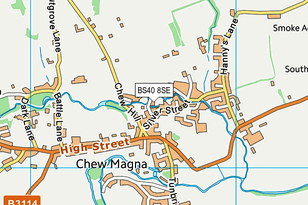 BS40 8SE map - OS VectorMap District (Ordnance Survey)