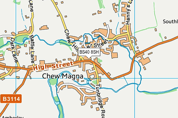 Map of KEYNSHAM HEALTHCARE LIMITED at district scale