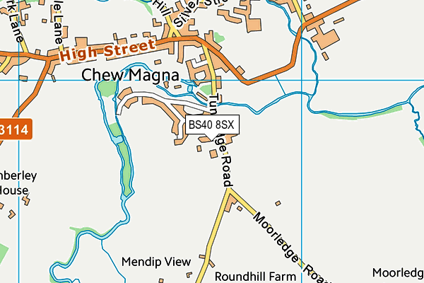 BS40 8SX map - OS VectorMap District (Ordnance Survey)