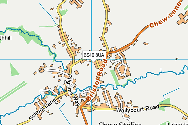 BS40 8UA map - OS VectorMap District (Ordnance Survey)
