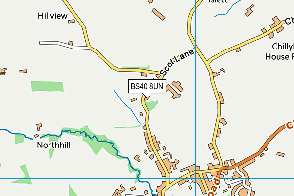 BS40 8UN map - OS VectorMap District (Ordnance Survey)