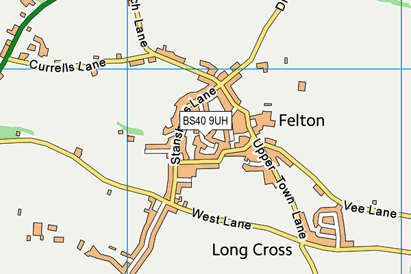 BS40 9UH map - OS VectorMap District (Ordnance Survey)