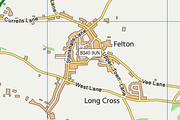 BS40 9UN map - OS VectorMap District (Ordnance Survey)