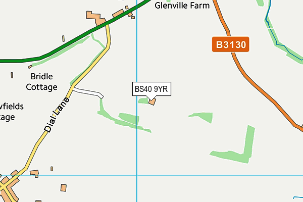 BS40 9YR map - OS VectorMap District (Ordnance Survey)