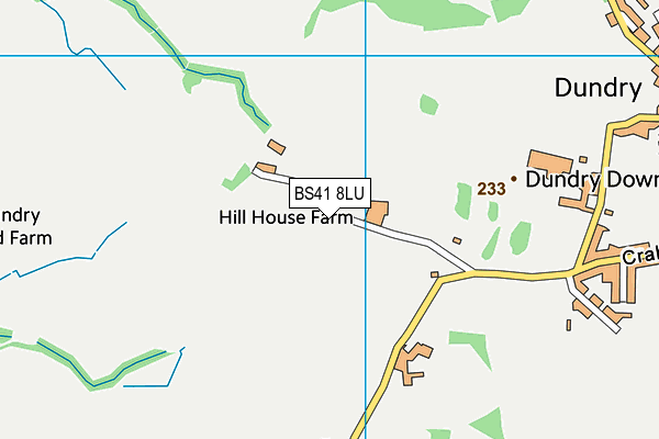 BS41 8LU map - OS VectorMap District (Ordnance Survey)