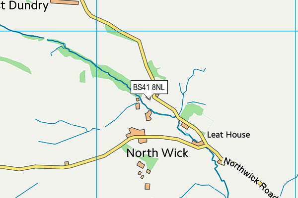 BS41 8NL map - OS VectorMap District (Ordnance Survey)