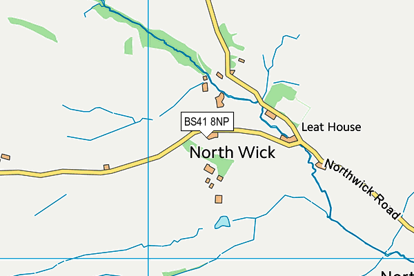 BS41 8NP map - OS VectorMap District (Ordnance Survey)