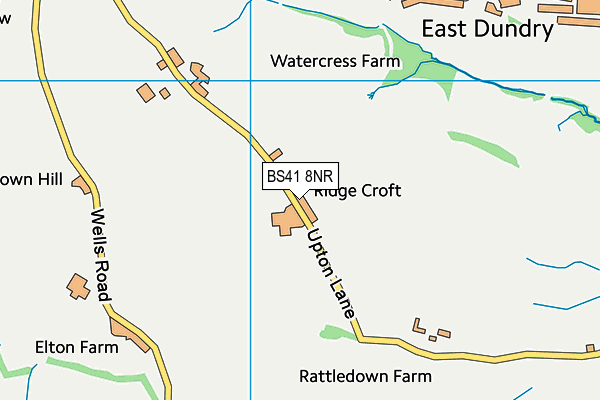 BS41 8NR map - OS VectorMap District (Ordnance Survey)