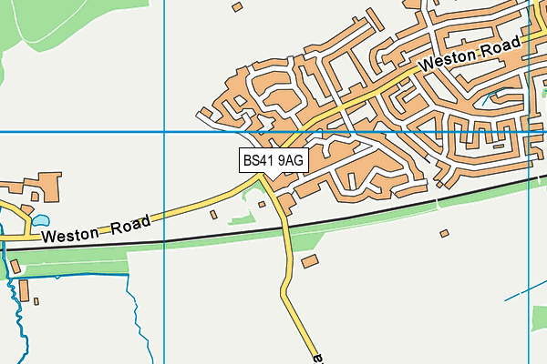 BS41 9AG map - OS VectorMap District (Ordnance Survey)