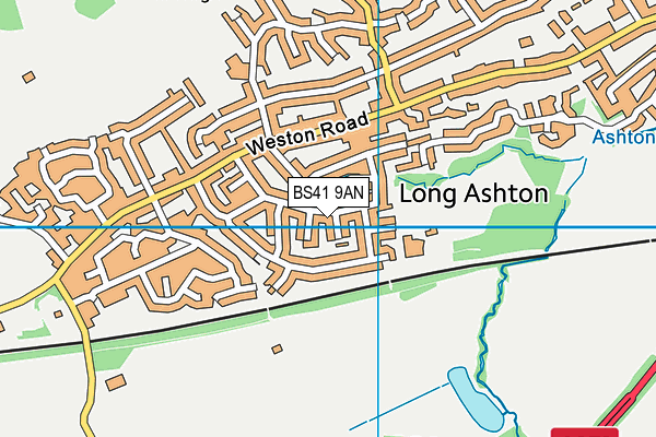 BS41 9AN map - OS VectorMap District (Ordnance Survey)