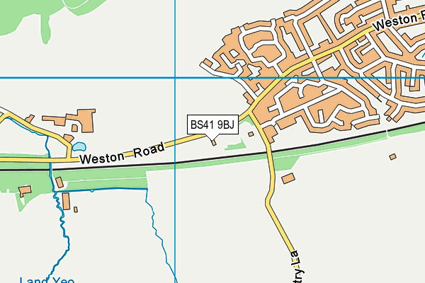 BS41 9BJ map - OS VectorMap District (Ordnance Survey)