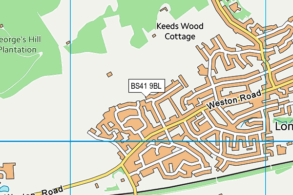 BS41 9BL map - OS VectorMap District (Ordnance Survey)