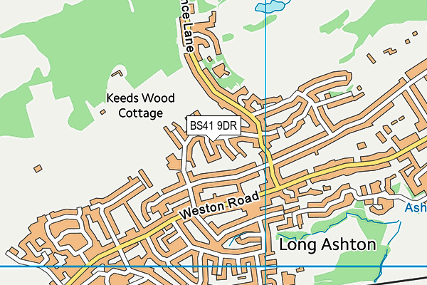 BS41 9DR map - OS VectorMap District (Ordnance Survey)