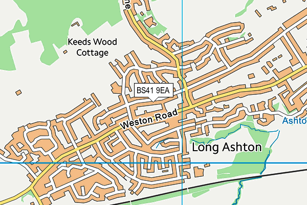 BS41 9EA map - OS VectorMap District (Ordnance Survey)