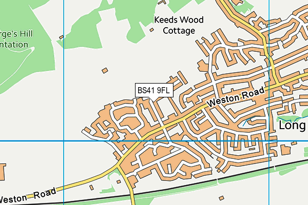 BS41 9FL map - OS VectorMap District (Ordnance Survey)