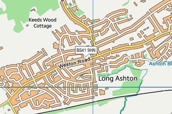 BS41 9HN map - OS VectorMap District (Ordnance Survey)