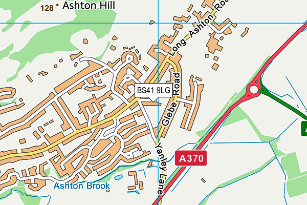 BS41 9LG map - OS VectorMap District (Ordnance Survey)