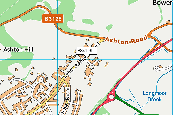 BS41 9LT map - OS VectorMap District (Ordnance Survey)