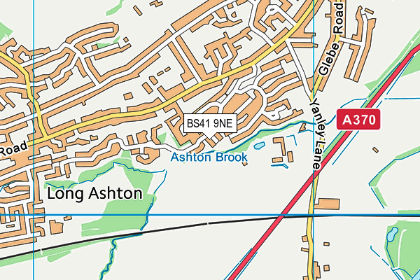 BS41 9NE map - OS VectorMap District (Ordnance Survey)