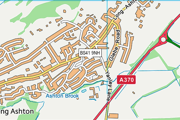 BS41 9NH map - OS VectorMap District (Ordnance Survey)