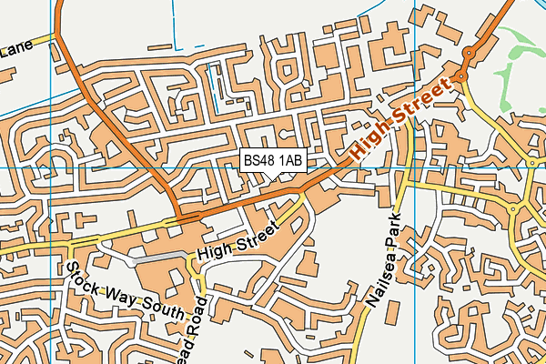 BS48 1AB map - OS VectorMap District (Ordnance Survey)