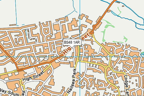 BS48 1AR map - OS VectorMap District (Ordnance Survey)