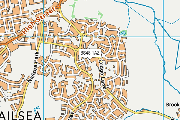 BS48 1AZ map - OS VectorMap District (Ordnance Survey)
