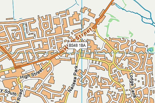 BS48 1BA map - OS VectorMap District (Ordnance Survey)