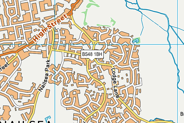 BS48 1BH map - OS VectorMap District (Ordnance Survey)