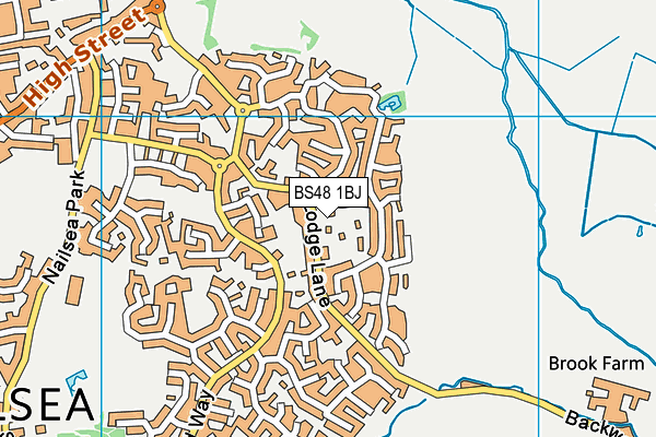 BS48 1BJ map - OS VectorMap District (Ordnance Survey)