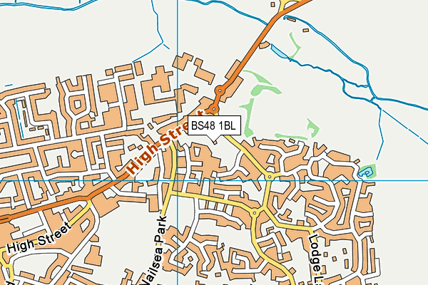 BS48 1BL map - OS VectorMap District (Ordnance Survey)