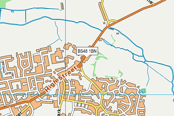 BS48 1BN map - OS VectorMap District (Ordnance Survey)