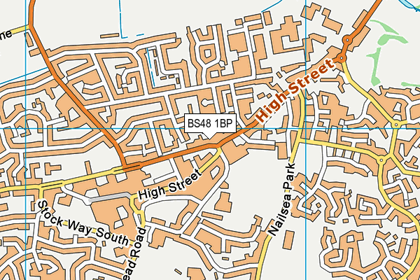 BS48 1BP map - OS VectorMap District (Ordnance Survey)