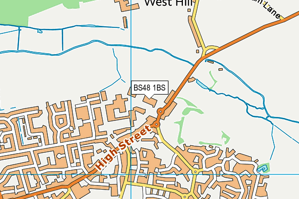 BS48 1BS map - OS VectorMap District (Ordnance Survey)