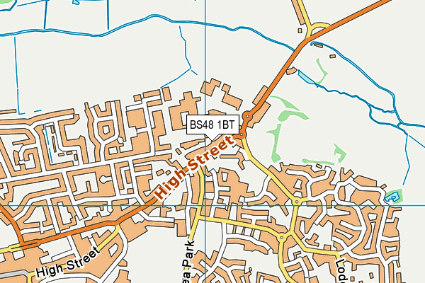 BS48 1BT map - OS VectorMap District (Ordnance Survey)