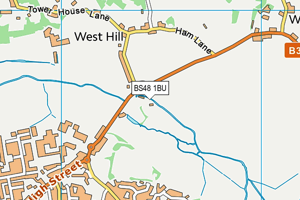 BS48 1BU map - OS VectorMap District (Ordnance Survey)