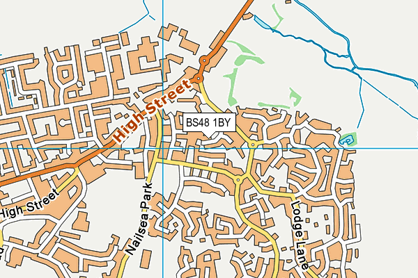 BS48 1BY map - OS VectorMap District (Ordnance Survey)